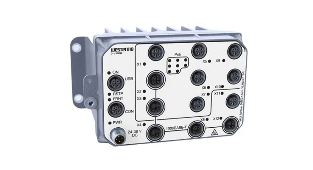 Westermo Viper-8 Series En 50155 Managed Gigabit Routing Switch User Guide Westermo Viper-8 Series En 50155 Managed Gigabit Routing Switch User Guide