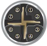 westermo Viper 8 Series EN 50155 Managed Gigabit Routing Switch - Gbps connector