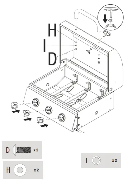 RevoAce- GBC1706W- Outdoor- LP- Gas- Barbecue- Grill - fig 10