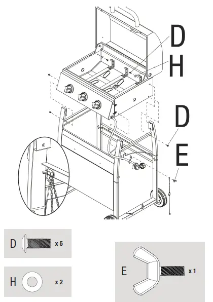 RevoAce- GBC1706W- Outdoor- LP- Gas- Barbecue- Grill - fig 11