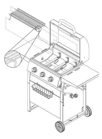 RevoAce- GBC1706W- Outdoor- LP- Gas- Barbecue- Grill - fig 16
