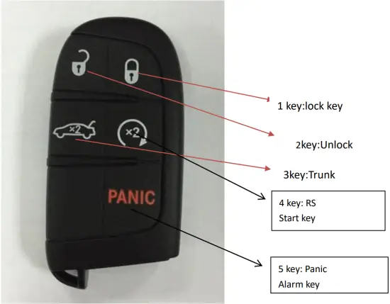 Remote Tech RT CY686 Remote Key