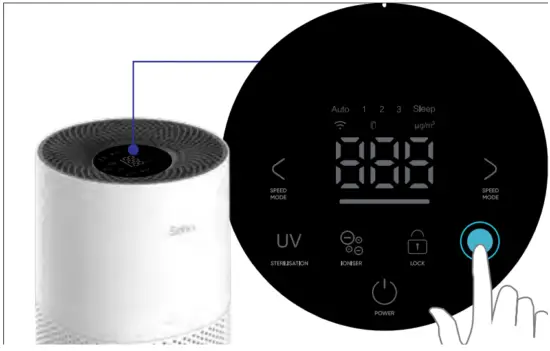 ADD YOUR SO-350WUI AIR PURIFIER TO THE APP