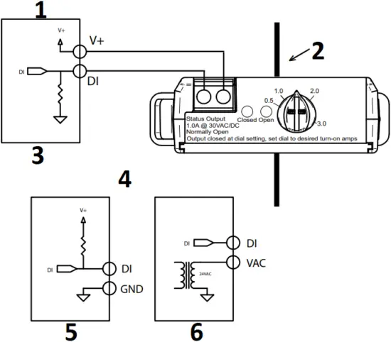 CS-CSP-MCS Series - WIRING EXAMPLES