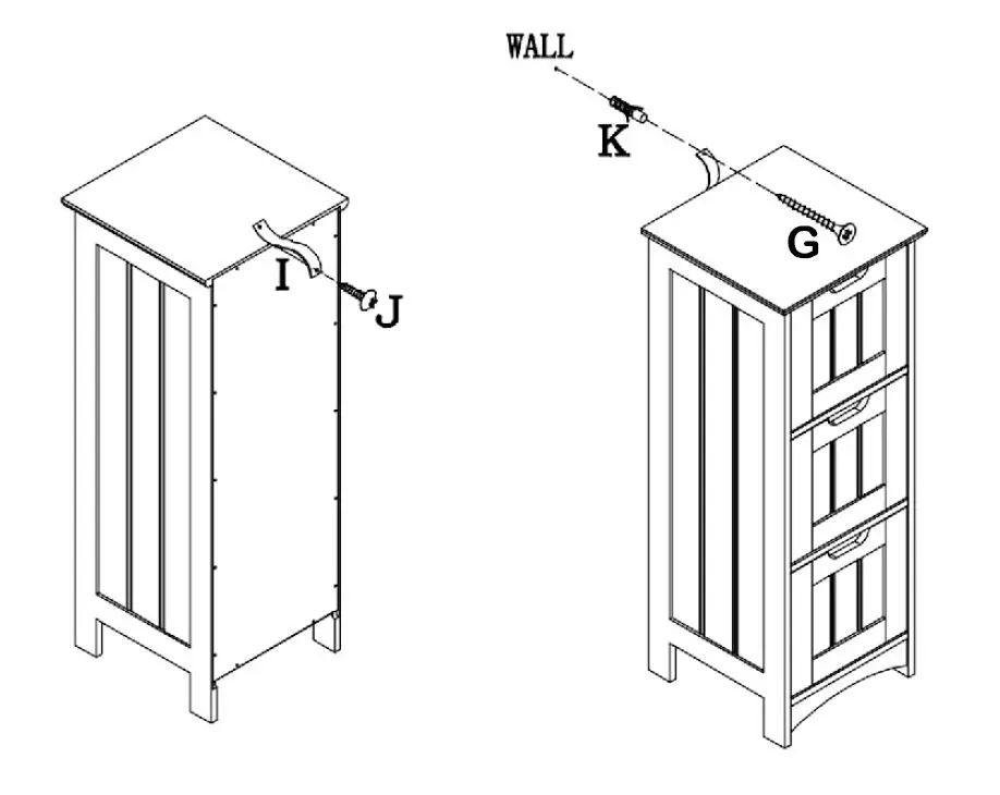 VonHaus-3009008-Colonial-3-Drawer-Unit-10