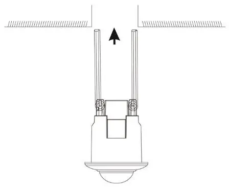 PEREL Pir Motion Detector Flush Mount - flush 4