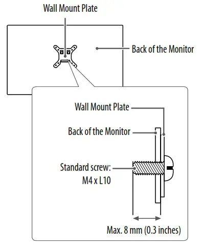 LG 32UP83A LED LCD MONITOR - Using the Kensington Lock 5