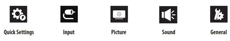 LG 35WN65C LED LCD MONITOR - Menu Settings