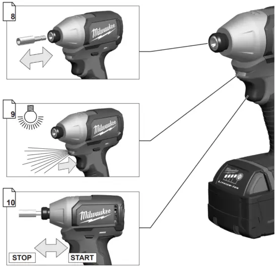 milwaukee M18 BLID Compact Brushless Impact Driver - Fig 1