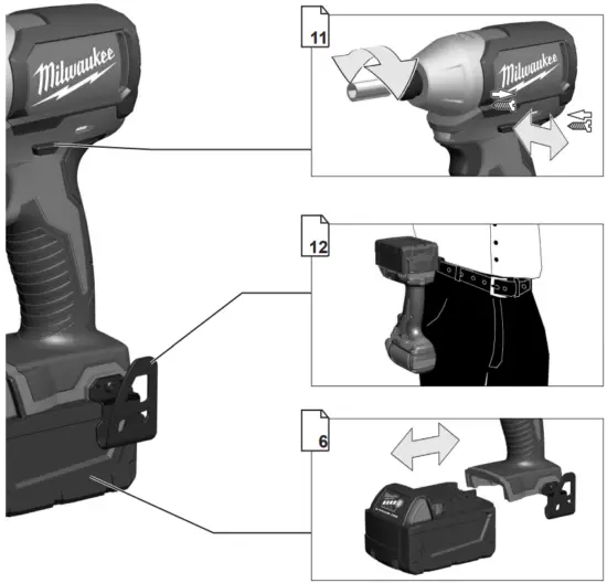 milwaukee M18 BLID Compact Brushless Impact Driver - Fig 1