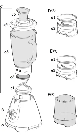 moulinex 8080013866 Blade Unit A