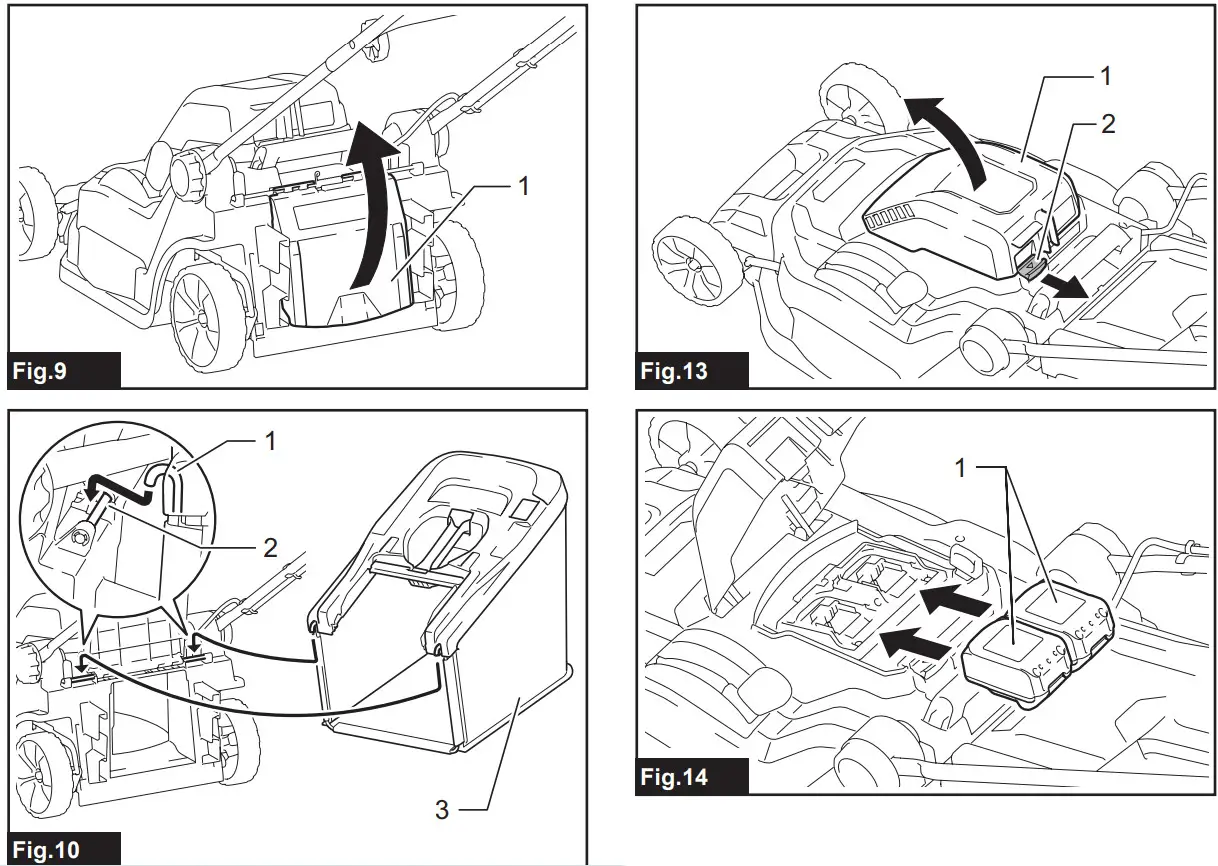 makita DLM382 Cordless Lawn Mower - fig4