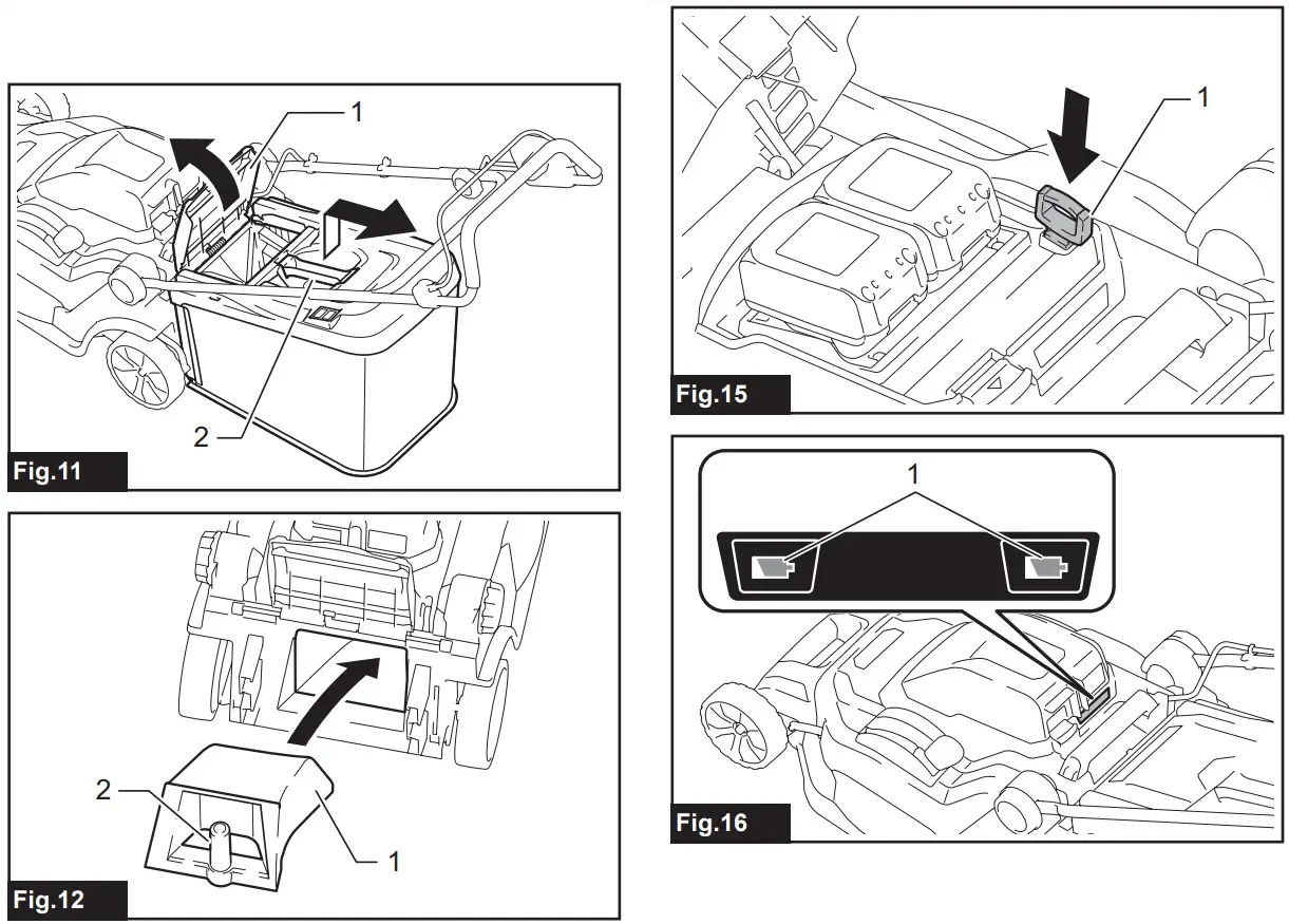 makita DLM382 Cordless Lawn Mower - fig5