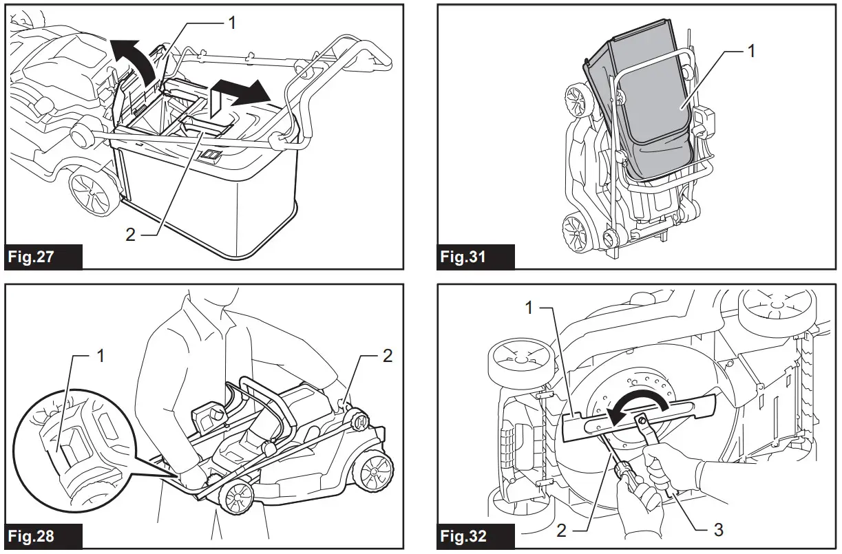makita DLM382 Cordless Lawn Mower - fig9
