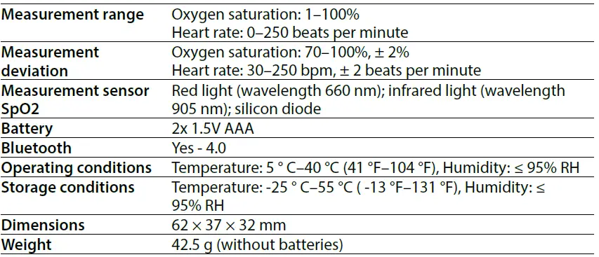 truelife X5 BT Pulse Oximeter 6