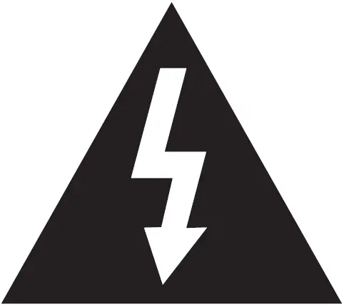 Risk of electric shock symbol