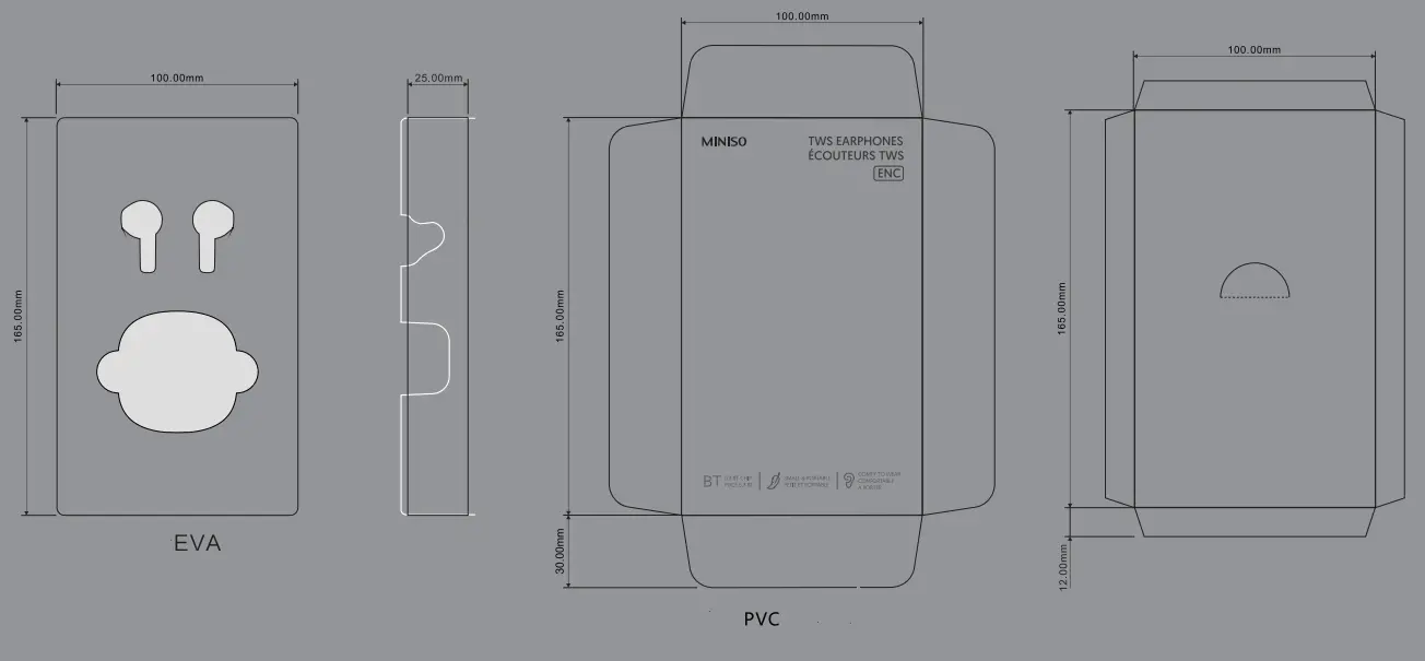 MINISO Q51B Noise Cancelling Mini Tws Earphones-fig1