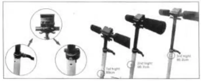 Sajan 18cm Zwart Autoped Scooter - fig 3