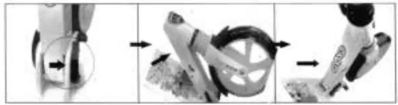 Sajan 18cm Zwart Autoped Scooter - fig 6