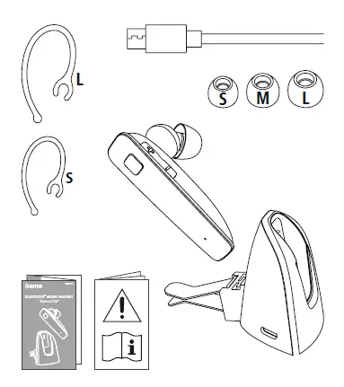 hama 00184110 Bluetooth Mono Headset 2
