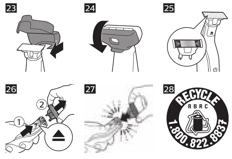 PHILIPS Norelco Hybrid Electric Trimmer-(Fig. 23 to 28)