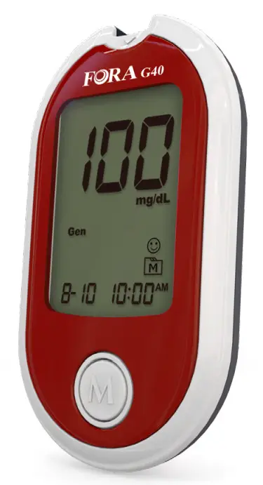 FORA COMFORT check G40 Blood Glucose Test Strip Monitor - fig 1