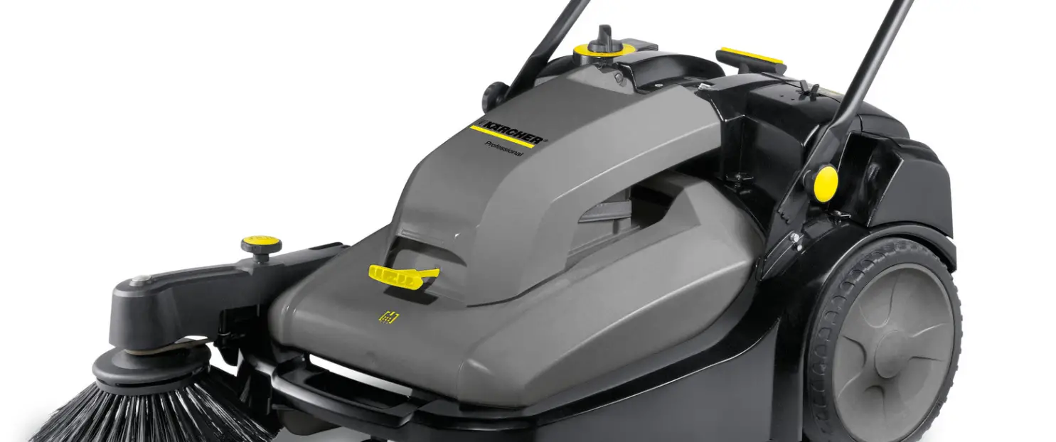 Karcher Km 70/30 C Bp Pack Adv Manual Sweeper With Electric Sweeper Roller And Side Brush Drive User Guide