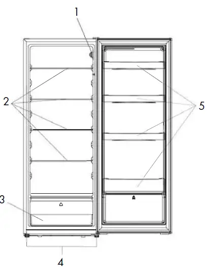 veripart-VPKK143W-Refrigerator-fig-1