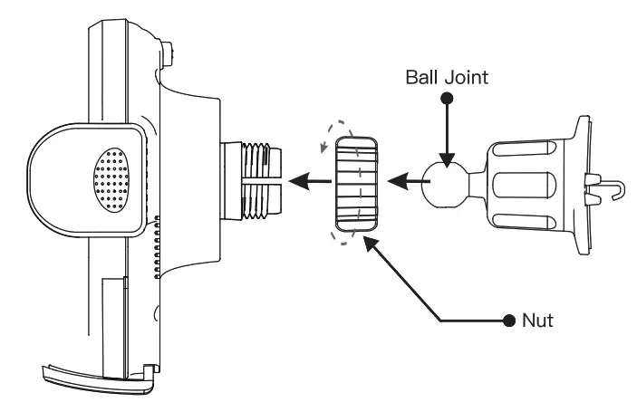 ICHECKEY W5 Automatic Alignment Coil Wireless Car Charger Mount - fig 1