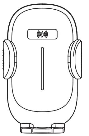 ICHECKEY W5 Automatic Alignment Coil Wireless Car Charger Mount