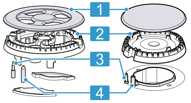 BOSCH POH6B 1 Built in Gas Hob - figure 1