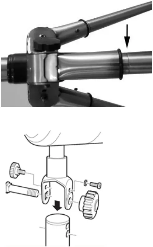 Goldair GCTP360 45cm Tripod Pedestal Fan - Assembly