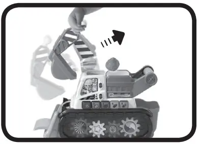 vtech Scoop and Play Excavator -. Excavator Arm