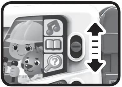 vtech Scoop and Play Excavator -Mode Selector