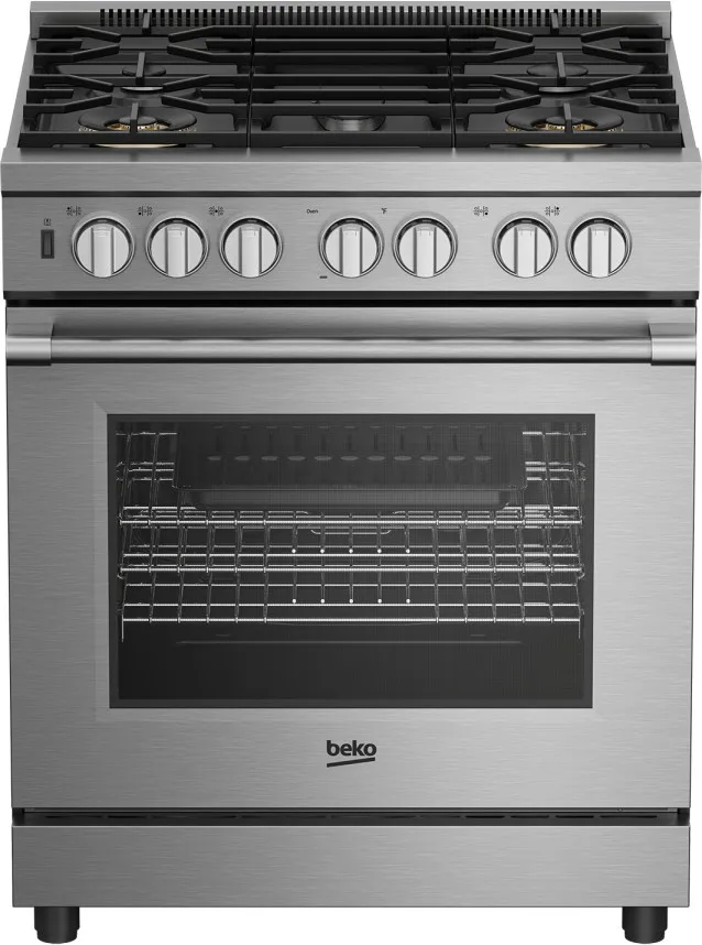 beko PRDF34552SS 30 Stainless Steel Pro-Style Dual Fuel Range-fig