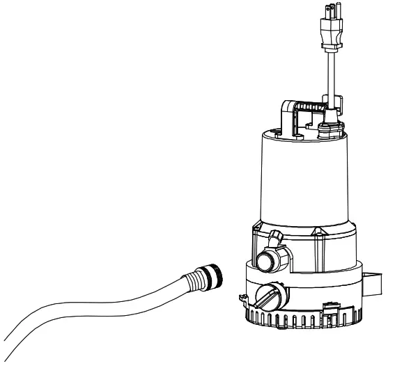K2 PUMPS UTM02505K Harsh Duty 2 In 1 Utility Pump Garden Hose