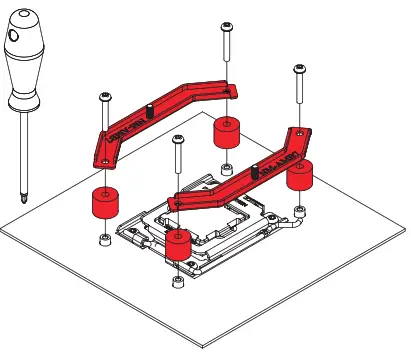 noctua NM-AM54MP78 Chromax.black Mounting Kit - Fig 1