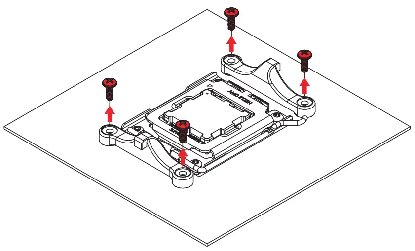 noctua NM-AM54MP78 Chromax.black Mounting Kit - Fig 6