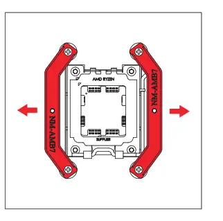 noctua NM-AM54MP78 Chromax.black Mounting Kit - fig 5