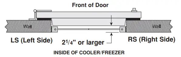Curtron PP C 080 4884 48 x 84 Polar Pro Swinging Door Polar Grade - fig 2