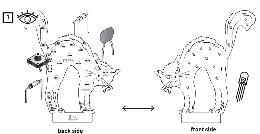 velleman-Creepy-Cat-XL-Soldering-Kit-02