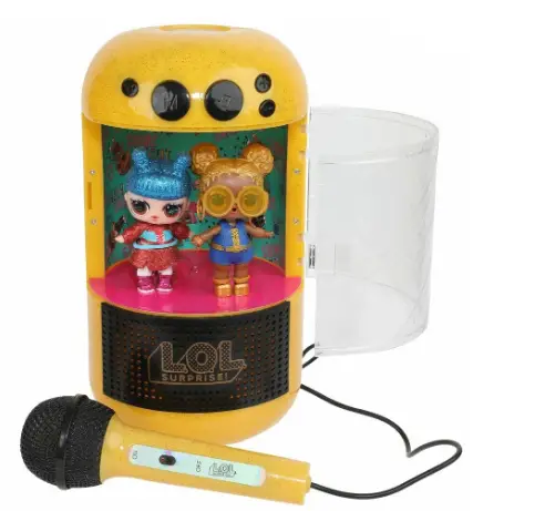 LOL SURPRISE Bluetooth Karaoke Speaker and Microphone W Secret Doll Storage
