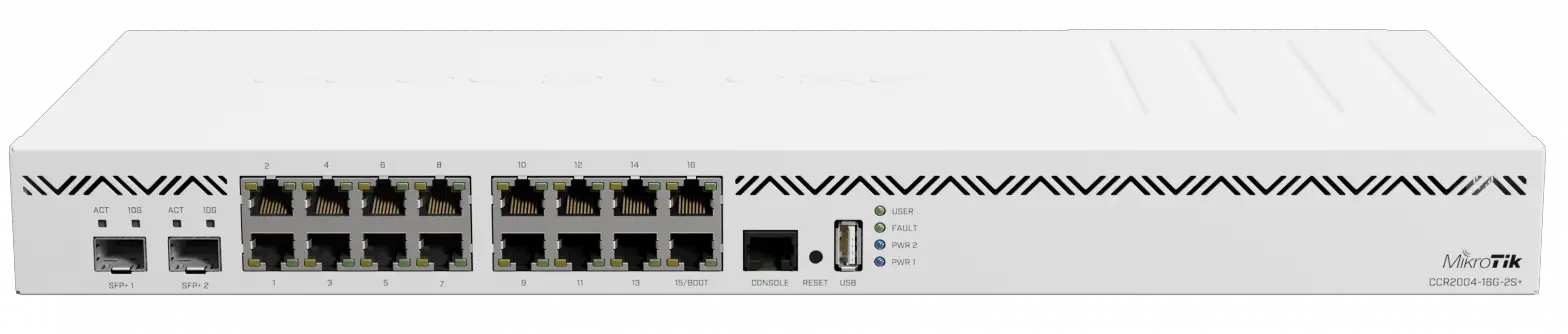 MikroTik CCR2004-16G-2S+ Wireless -