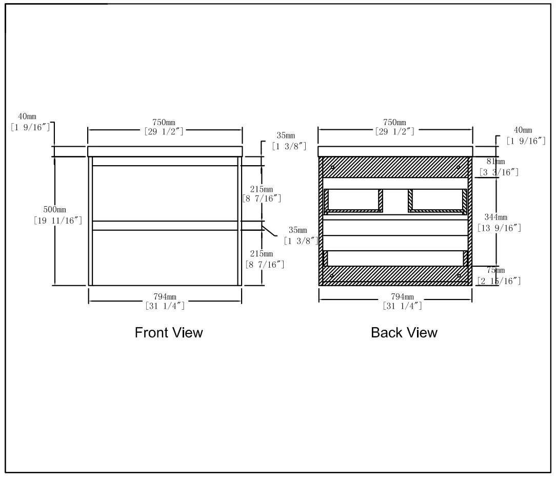 Dimensions Illustrations