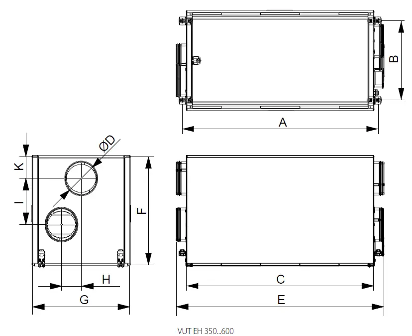 VENTS VUT Series Heat Recovery Air Handling Unit 5