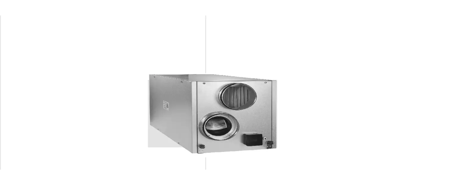 Vents Vut Series Heat Recovery Air Handling Unit User Manual