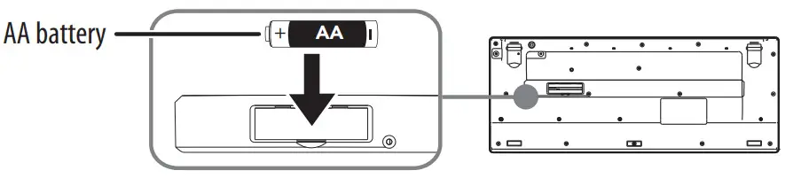 INSIGNIA NS-PK2KCB23B-C Wireless Keyboard and Mouse - Figure 4