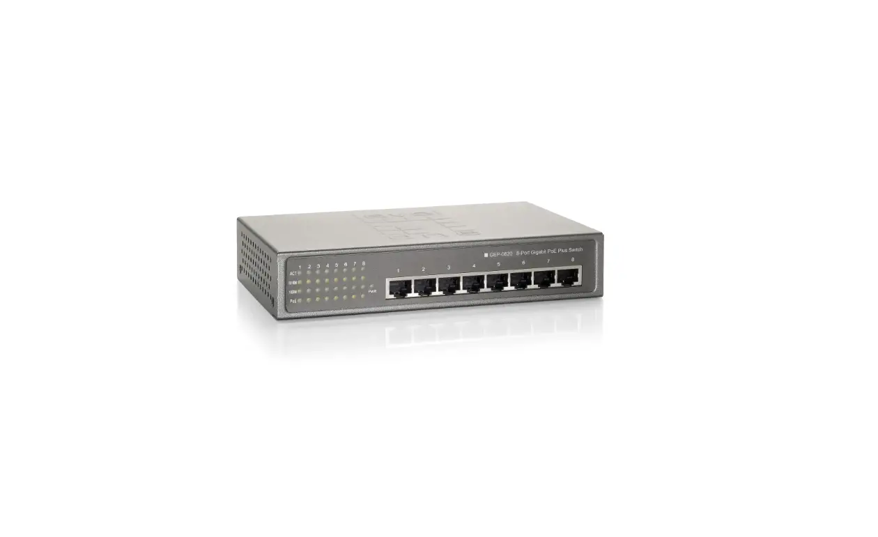 Equip Gep-0820w120 8-port Gigabit Poe Switch Instructions