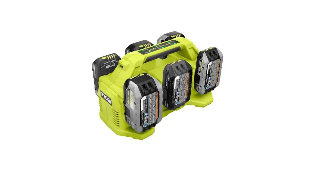 Ryobi Pcg006 18v 6 Port Charger Instruction Manual