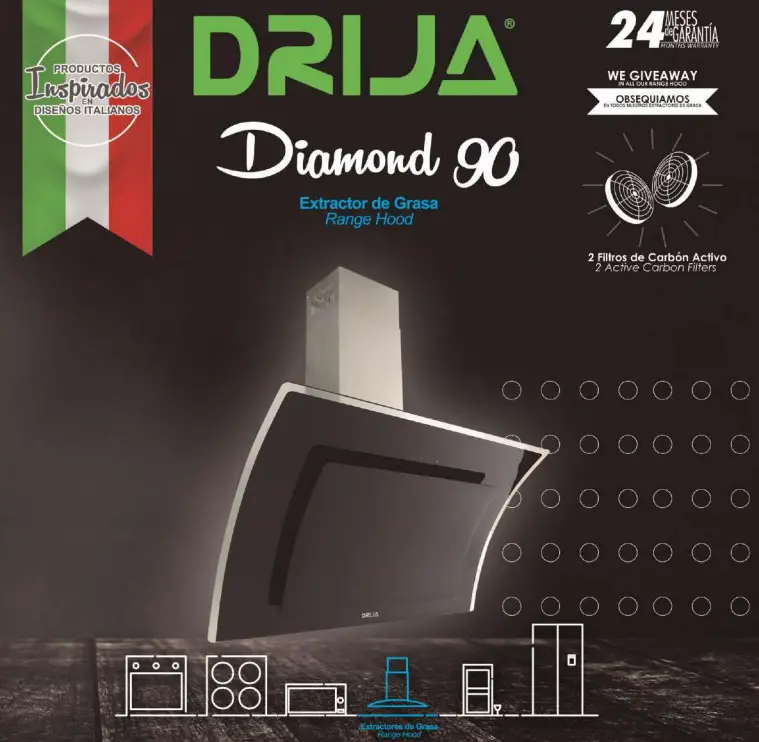 Inspirados Diamonds - 90 Range Hood